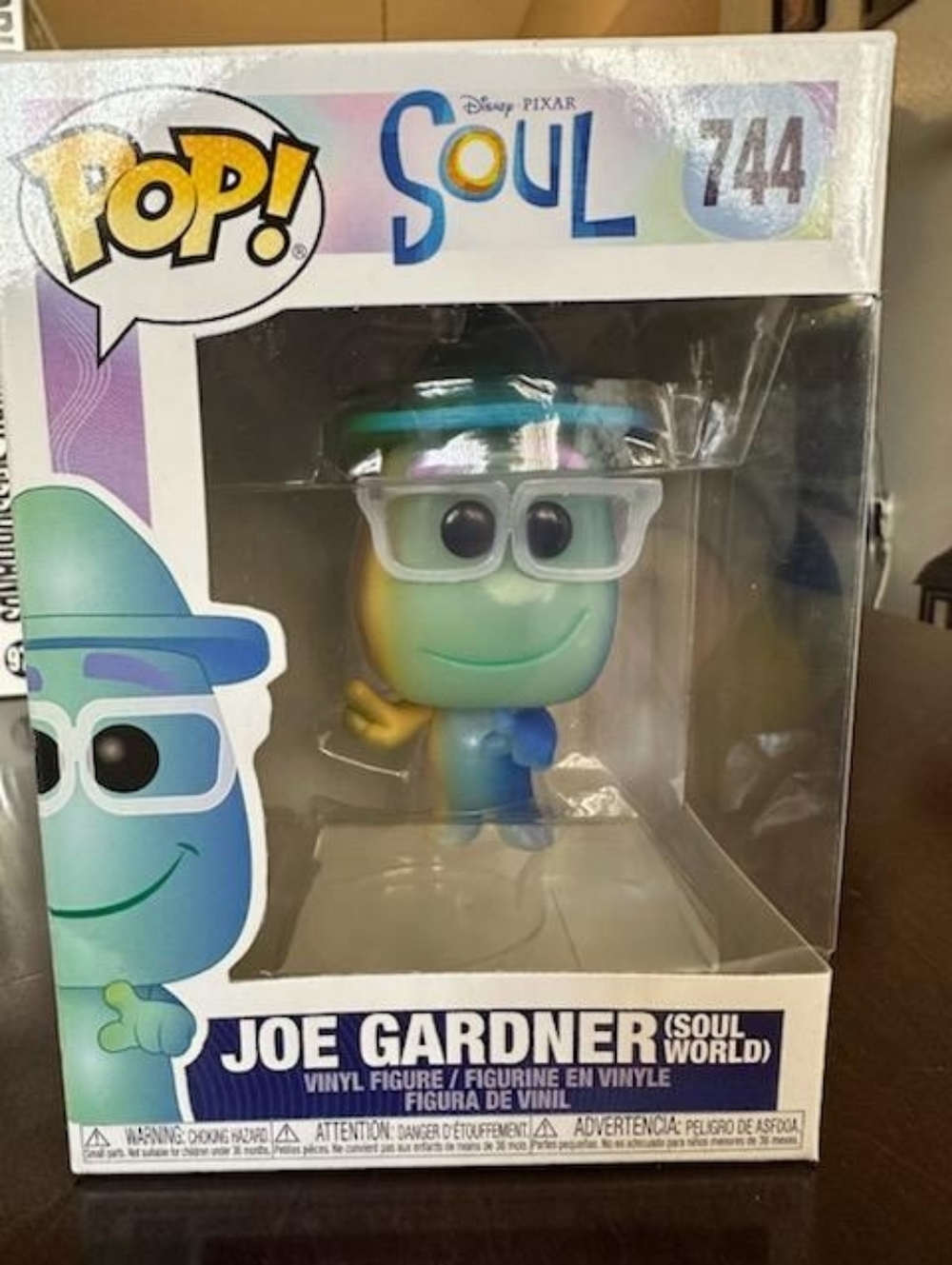 Funko Soul Joe Gardner Teal Blue Gradient Vinyl Figure